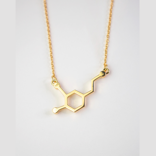 Serotonin Molecule Chemistry Necklace | 925 Sterling Silver Science Jewelry  - 925 - Aliexpress